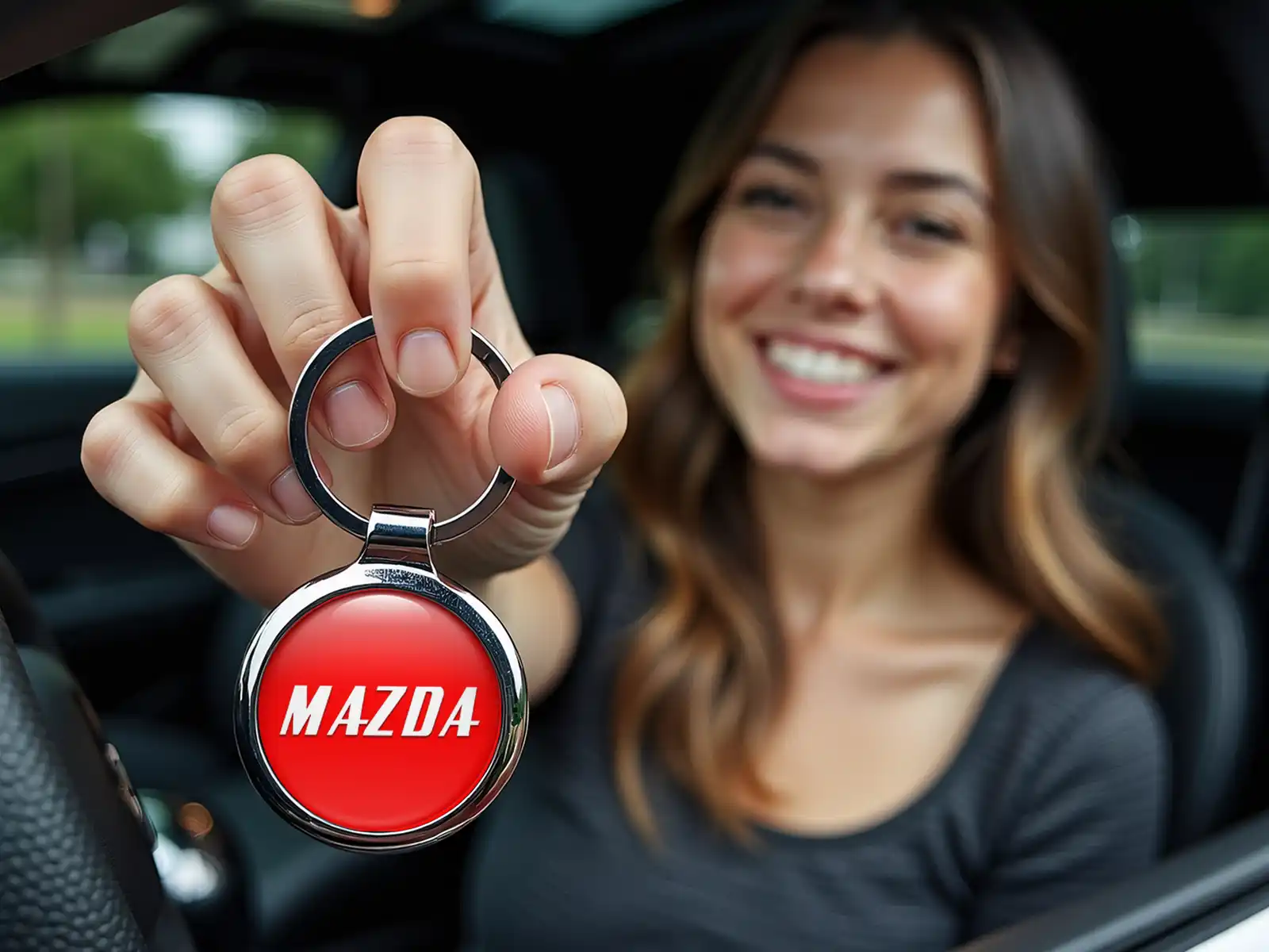 Mazda Llaveros Personalizados Logo Premium Force